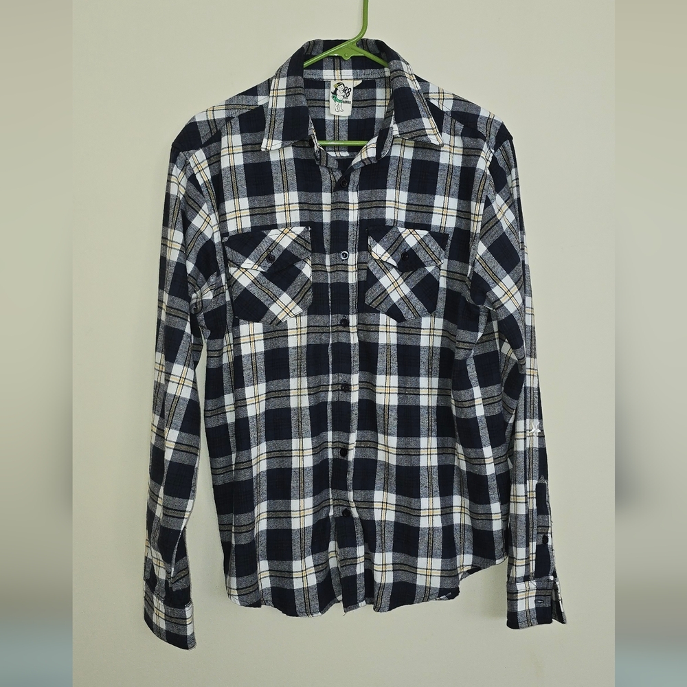 88Tees Long Sleeve Plaid Shirt